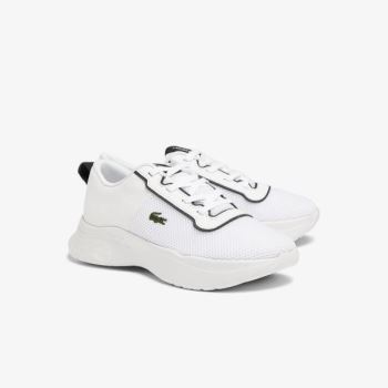 Lacoste Court-Drive Textile Air Mesh Sneakers - Tenisky Dětské Bílé | CZ-aZxOEW